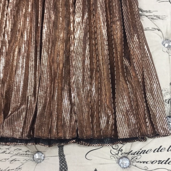 Alfani Pleated Metallic Midi Skirt - Picture 4 of 7
